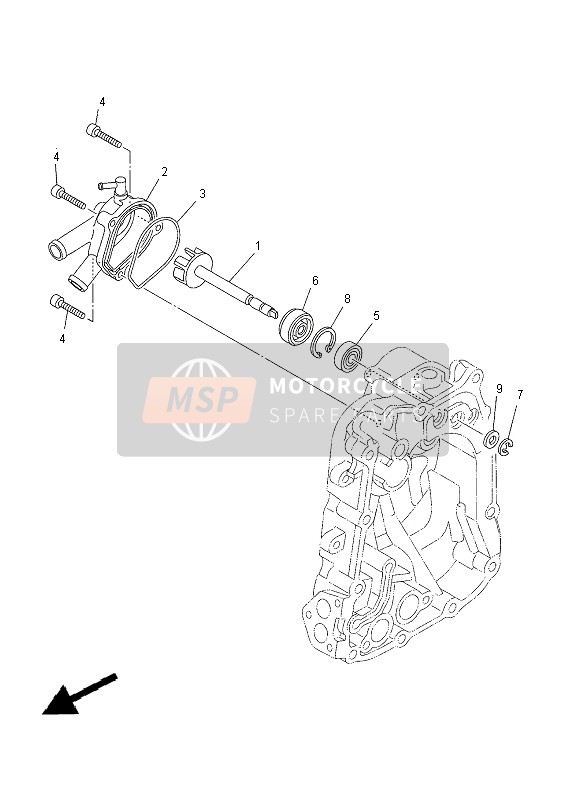 Yamaha YP400R 2014 Water Pump for a 2014 Yamaha YP400R